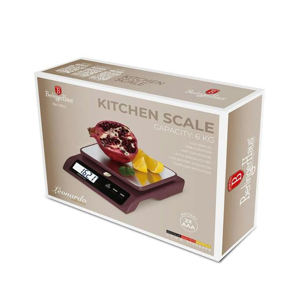 Berlinger Haus Digital Kitchen Scale Bordeaux BH9915