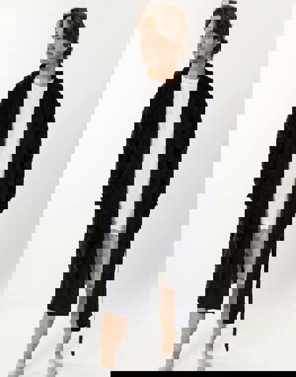 Star Wars Mens Black Darth Vader Hooded Bathrobe