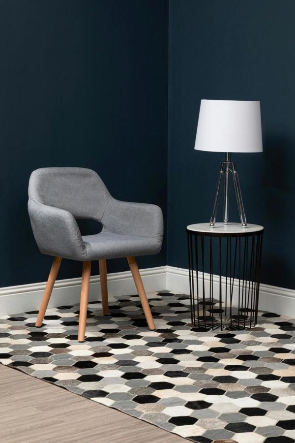 Interiors by Premier Halia Chrome Finish Tripod Table Lamp