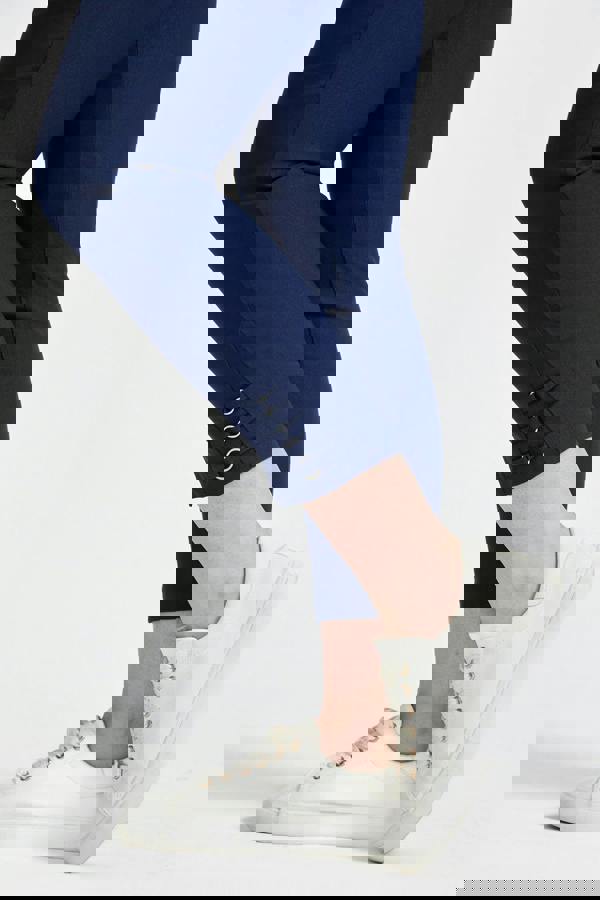 Mudflower Eyelet Detailed Bengaline Stretch Trousers