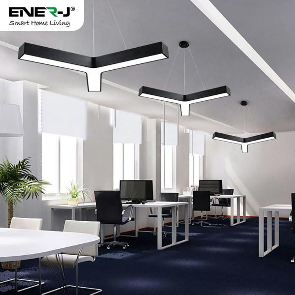 ENER-J 18W Hollow Y shape Pendant Light, Size: Diameter 60 cms, Lampshade height 5 cms