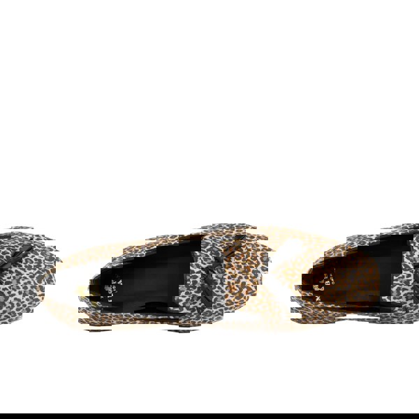 Embassy London Aura - Leopard - Women's suede leather square toe tassel loafer