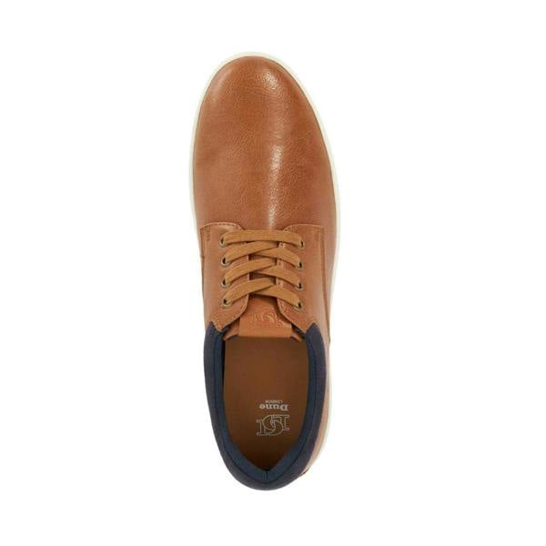 Dune London Mens Tamsen Lace Up Trainers - Tan - 