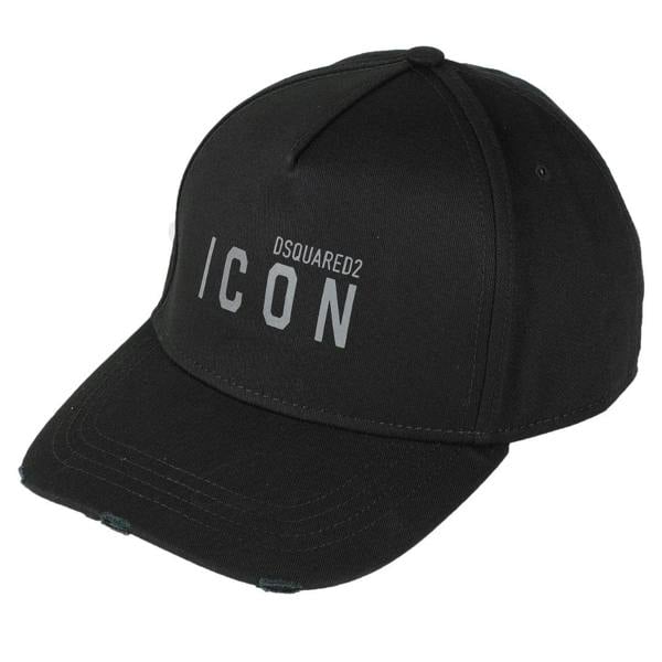 Dsquared2 Icon Logo Grey Logo Black Hat