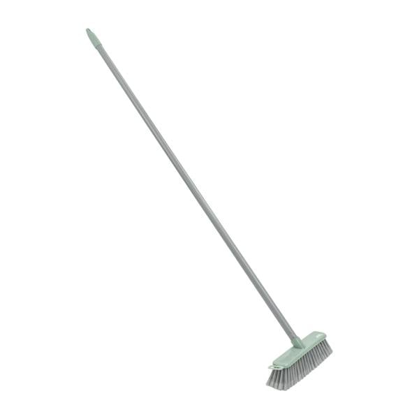 JVL Angled Sweeping Brush With Soft Bristles - Grey