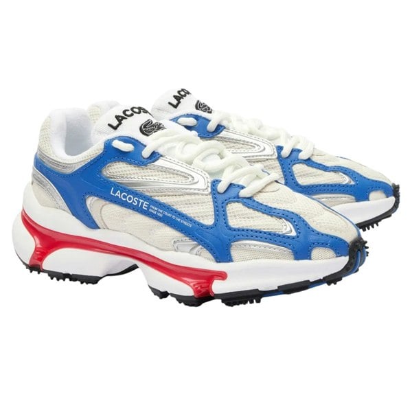 Lacoste Womens L003 2K24 Trainers - White/Red