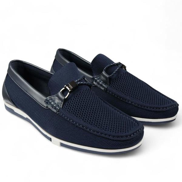 Dolcetto Men's Lightweight Mesh Slip-On Breathable Loafers