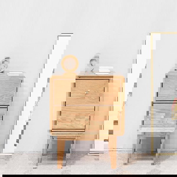 Arde Bedside Table, Wood-Weilai Concept-Weilai Concept