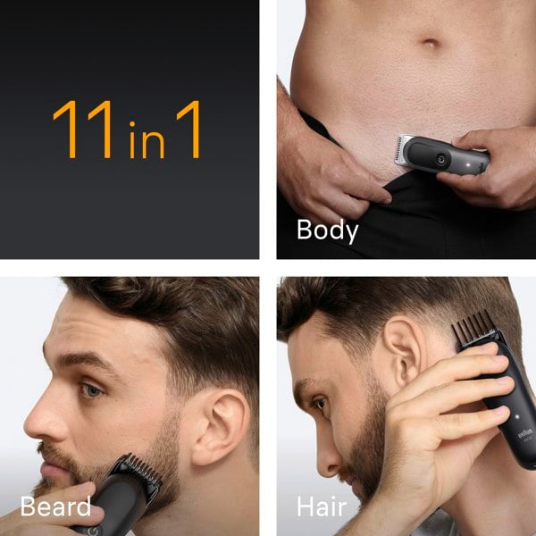Braun All-in-One Series 5, AIO5560, 11-in-1 Grooming, Kit - Grey