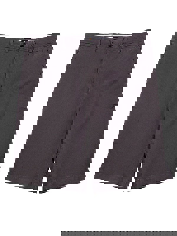 SLIM FIT ITALIAN CHINO SHORTS – CHARCOAL GREY
