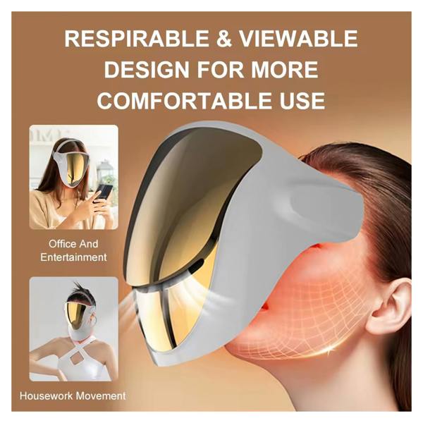 Dragodirect 807 LED Light Face & Neck Mask 3 Colour Beauty Device