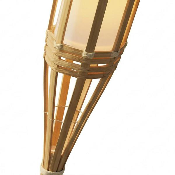 Milagro Bamboo Solar Lamp 1800K Ip44 Bamboo