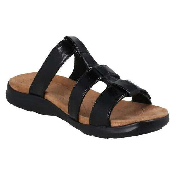 Clarks Ladies Clarks Triple Strap Summer Sandals Kitly Pearl