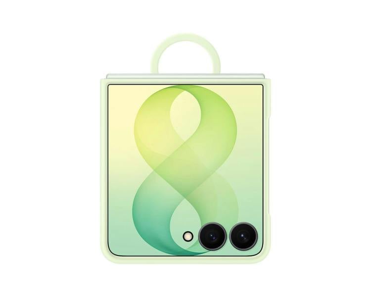 Samsung Galaxy Z Flip 8 6.9" Silicone Ring Case with Magnet Mint - EF-EF776CGEGWW