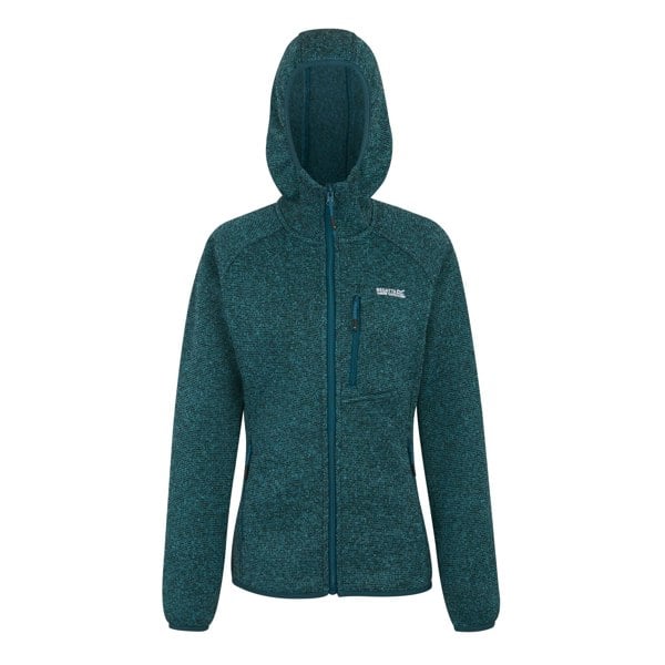 Regatta Womens Newhill Hooded Fleece Jacket - Storm Blue