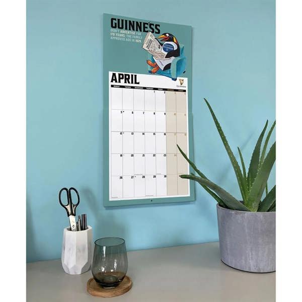 Lovely Day for a Guinness Calendar 2027, Wall Calendars, Month To View, Lifestyle, Gift