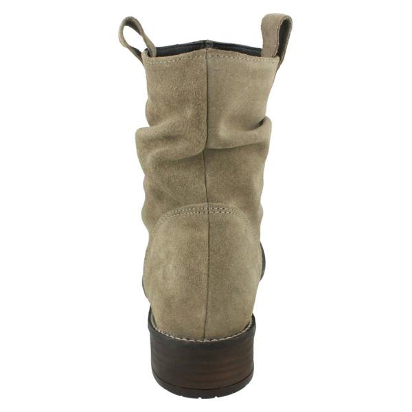 Leather Collection Ladies Leather Collection Mid Heel Slouch Boots
