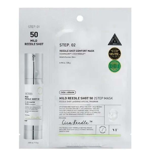 VT Cosmetics  Gifts & Sets Mild Reedle Shot 50 2-Step Mask 25g