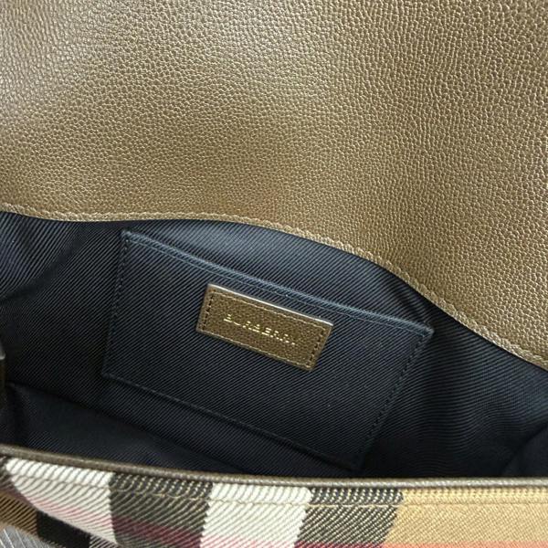 Burberry 'New Hampshire' Leather Shoulder Bag Ebony Brown - chancefashionco