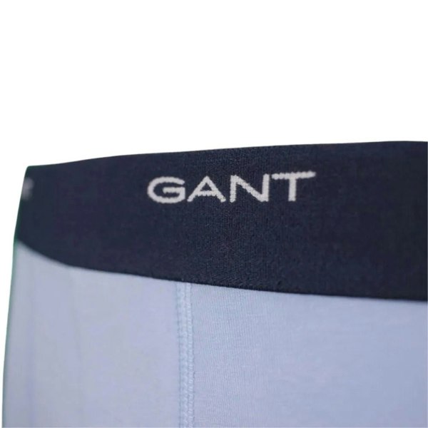 GANT 3-Pack Core Logo Boxer Trunks, Blue/Navy