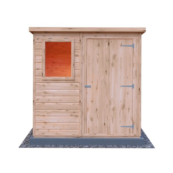 Shire Pent 6x4 12mm interlock Clad wooden Shed - Best Shed