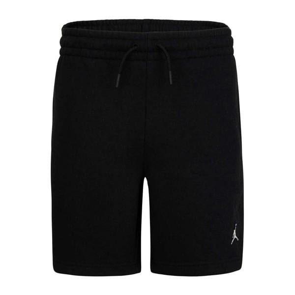 Nike Boys Air Jordan Fleece Regular Shorts - Black/White - 