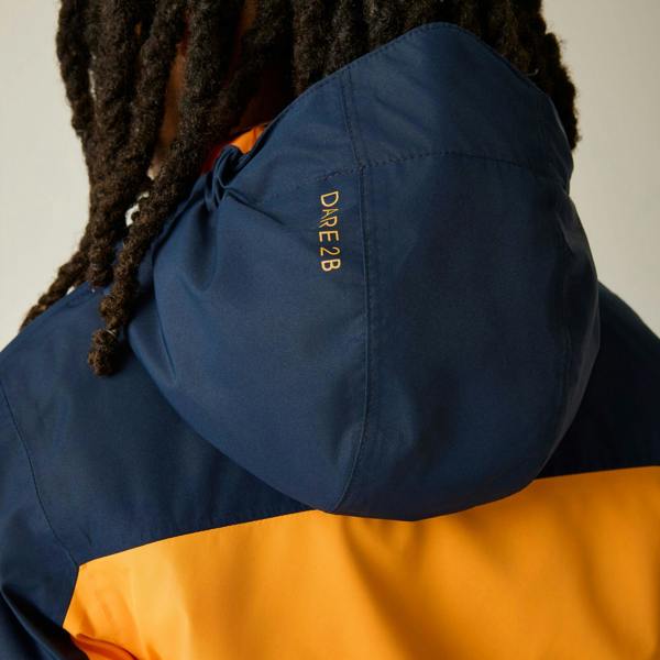 Dare 2B Childrens/Kids Piste Two Tone Ski Jacket - Electric Orange - 