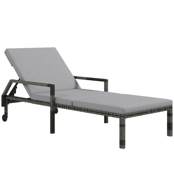Rattan Sun Lounger