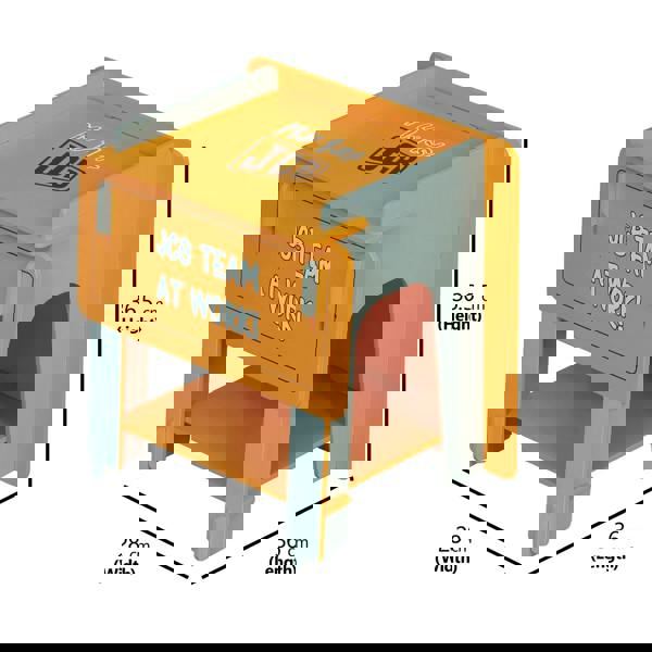 Dimensions of the JCB bedside unit. 