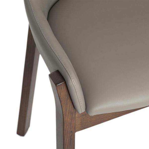 Angel Cerdá Dark Mink Leatherette Chair 4017