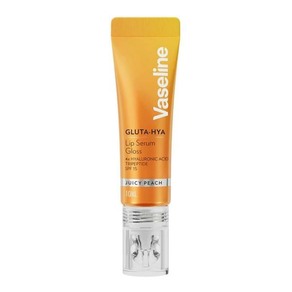 Vaseline Gluta-Hya Lip Serum Gloss Juicy Peach, Plum, Pink & Cherry 10ml