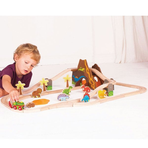 Bigjigs Rail BJT035 Dinosaur Train Set