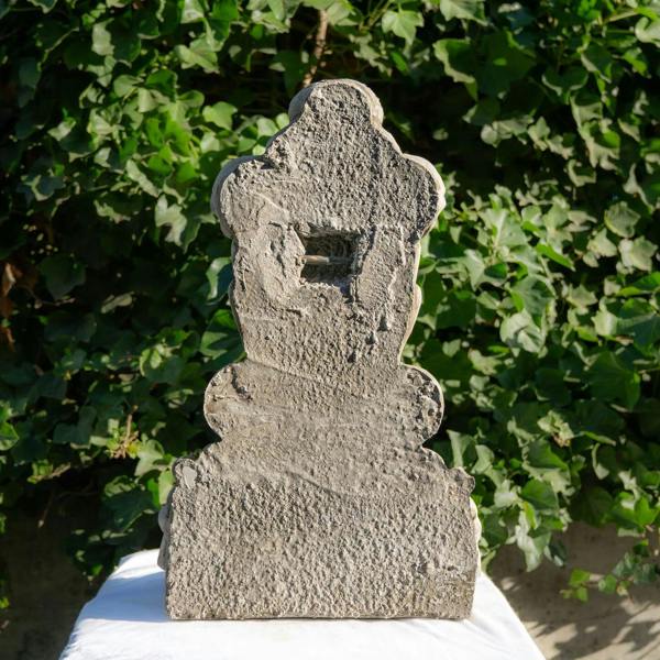 Extra Large Stone Cast Female Mayan Goddess Inspired Wall Plaque