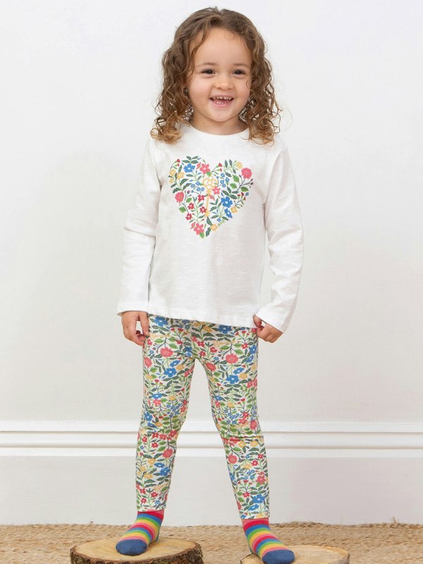Kite Girls Organic Secret Garden Leggings
