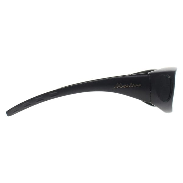 Montana Fit Over Glasses Sunglasses MFO1 B Matte Black G15 Polarized
