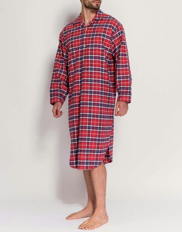 British Boxers Men's Brushed Cotton Nightshirt – Glencoe Tartan