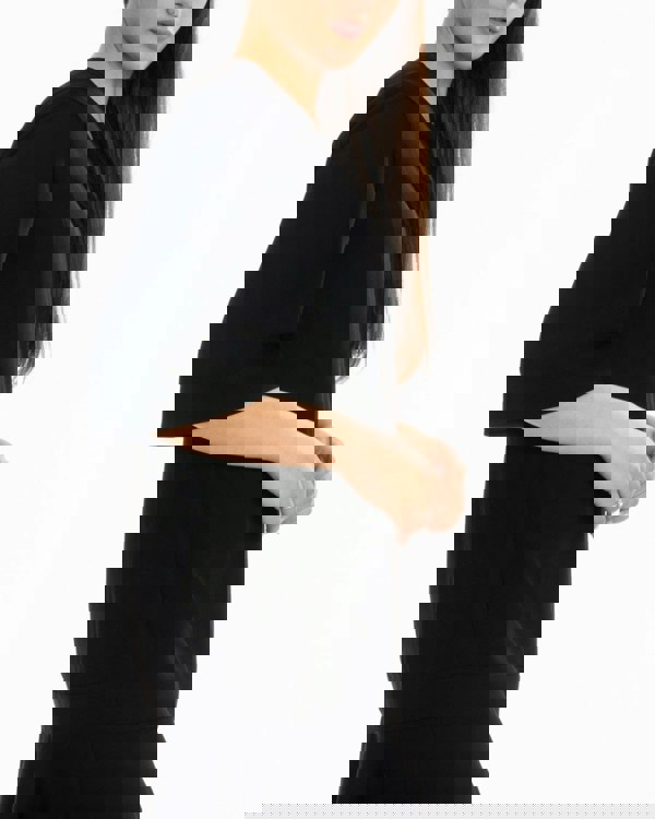 Calvin Klein Smooth Twill Layer SLV Womens Short Sleeve Dress