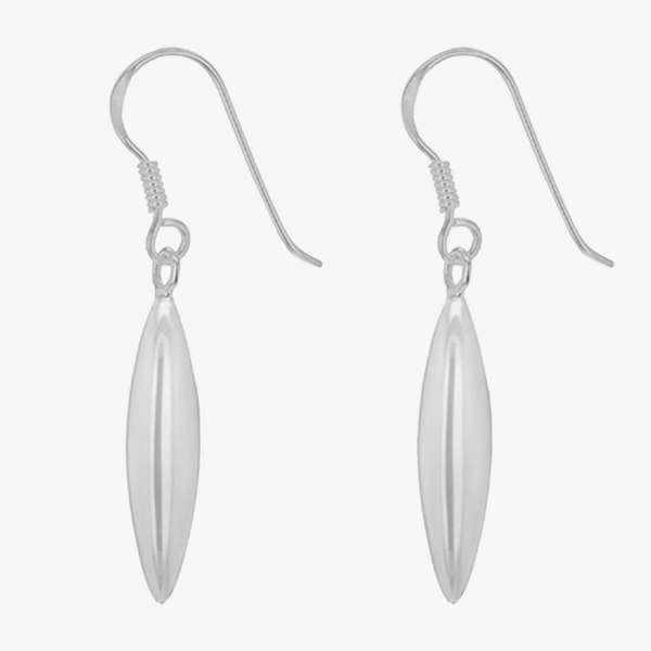 T. H. Baker Sterling Silver Oblong Dropper Earrings 8.54.0319