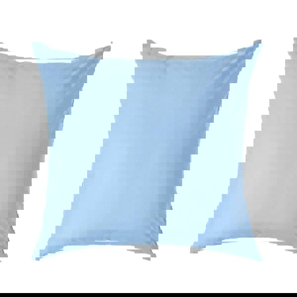 HOMESCAPES Crisp & Cool 200 TC Egyptian Cotton Percale Housewife Pillowcase, European Size