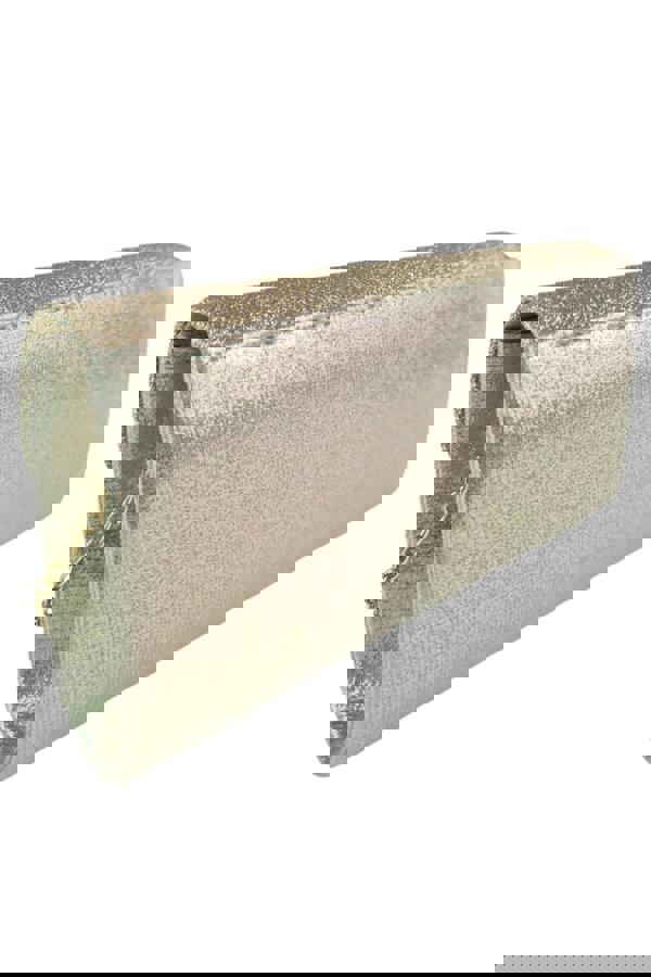 Paulo Due Envelope Glitter Tube Clutch Bag