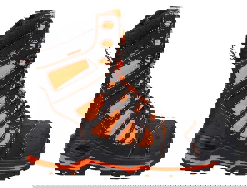 Amblers Safety Amblers Beacon Mens Zip Up Hi-Viz Compsite Toe/Midsole S3 Boots