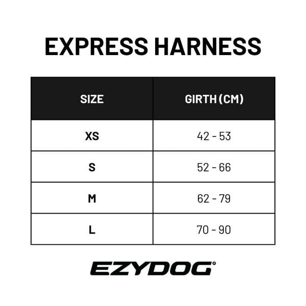 EzyDog Express Dog Harness in Red