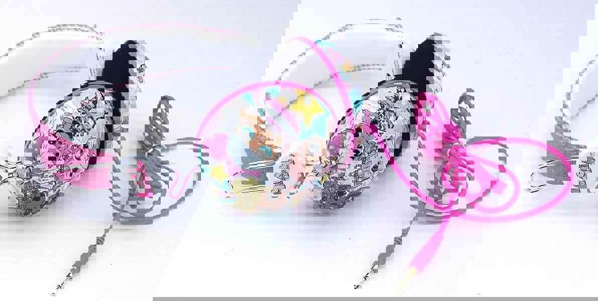 OTL | L.O.L. SURPRISE! GLITTER GLAM PINK TEEN STEREO HEADPHONES