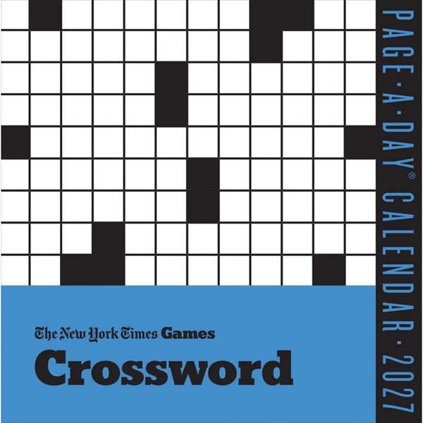 New York Times Crossword Desk Calendar 2027, Desk Calendars, Day To View, Entertainment, Gift