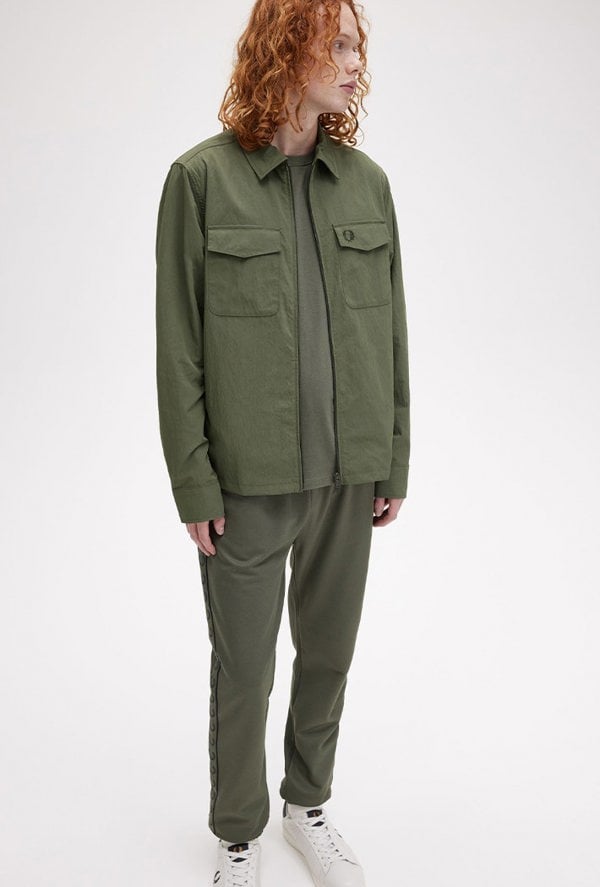 Fred Perry Men's Zip-Through Overshirt