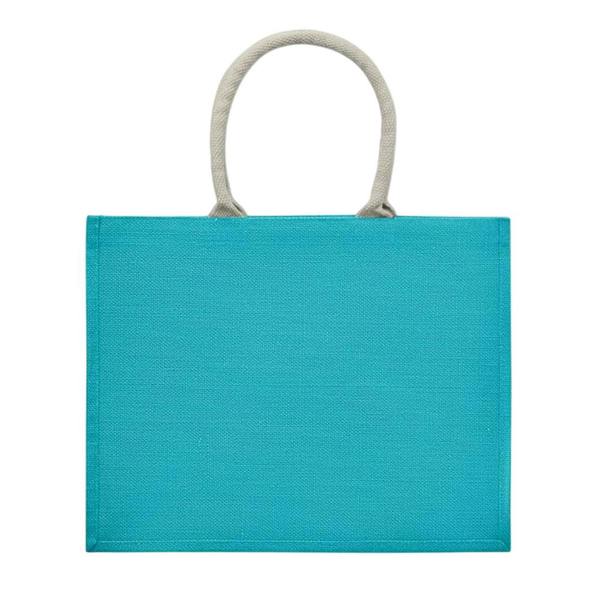 MidOcean Aura Jute Shopper Bag - Turquoise
