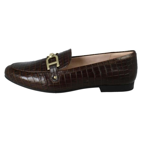 Clarks Ladies Clarks Leather Loafers Tamna Trim