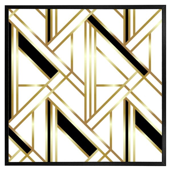 Benjamin Tate Design Golden art deco (Picutre Frame)
