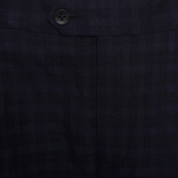 Harry Brown London Harry Brown Trousers in Navy Check