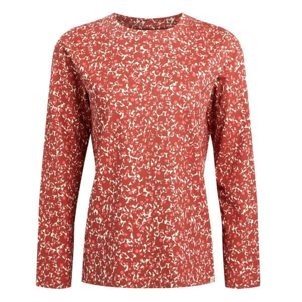 Regatta Womens/Ladies Orla Kiely Berry Long-Sleeved T-Shirt - Red